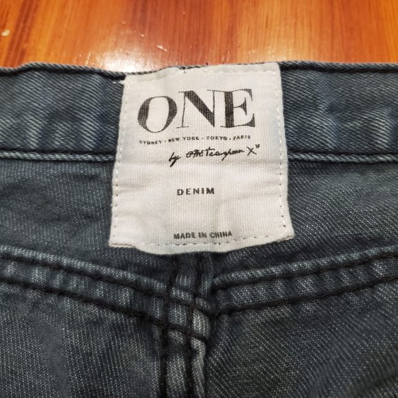 One Teaspoon Black Ripped Jeans - Size 29 - Picture 2 of 3